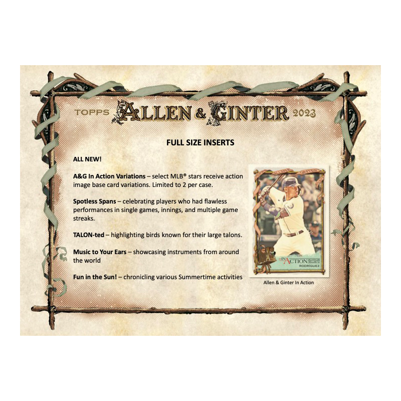 2023 Topps Allen &amp; Ginter Baseball Hobby 12 Box Case