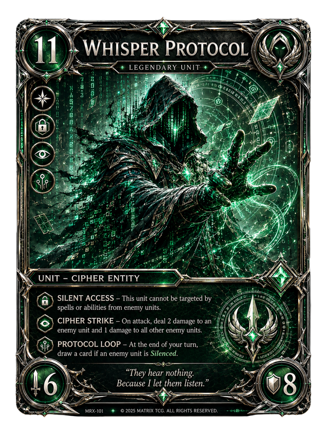 Whisper Protocol — Matrix TCG Single Card | Secret Rare