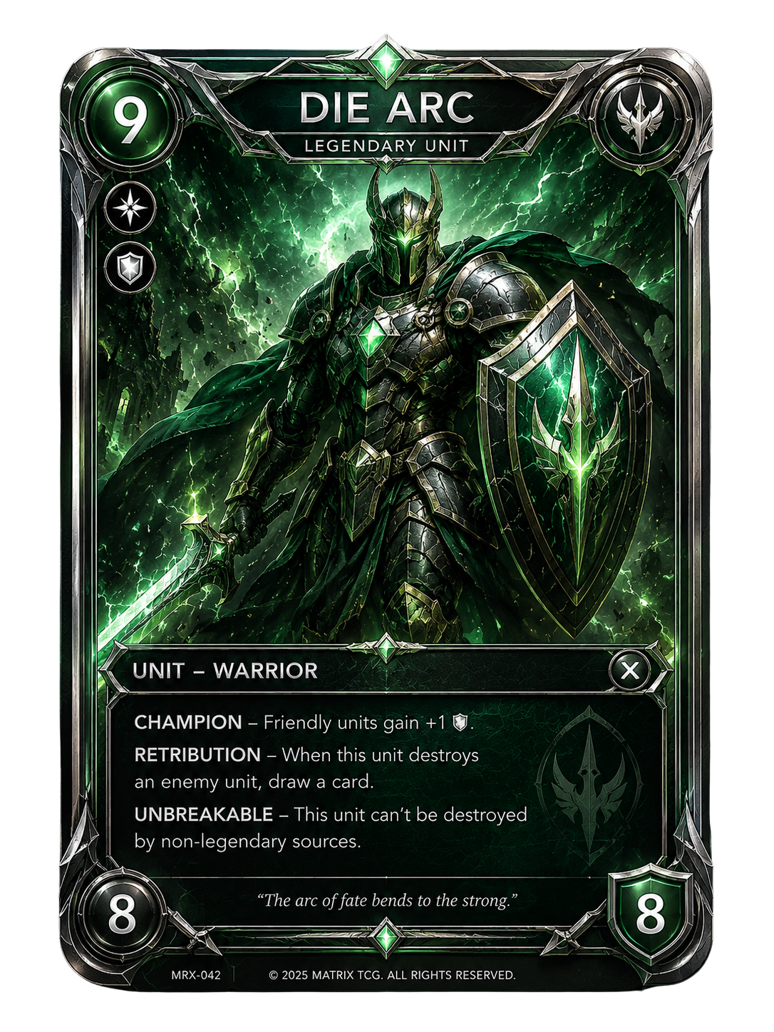 Die Arc — Matrix TCG Single Card | Legendary Foil