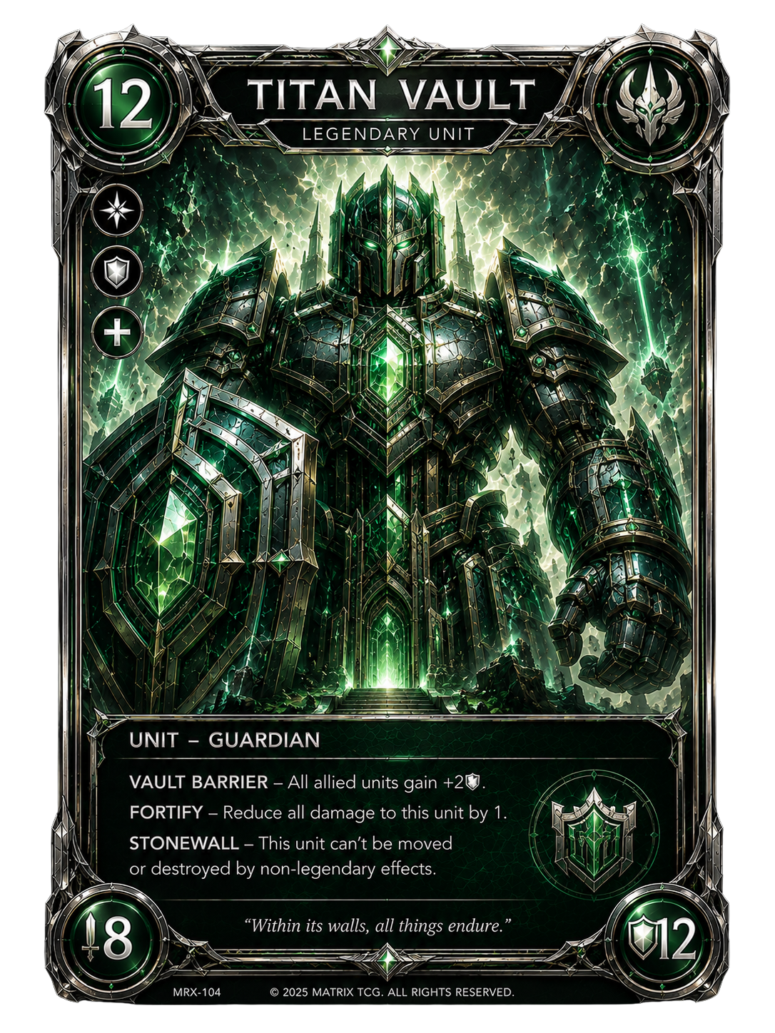 Titan Vault — Matrix TCG Single Card | Legendary Foil